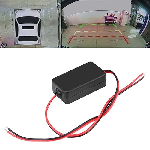 Miniatura 6 de Keenso Rectificador de visión trasera de coche para AlemaniaAmerican Car Series, 12V DC Power Relay Conector de filtro para cámara de respaldo,