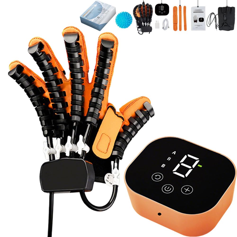 Guanto Robotico per Riabilitazione della Mano – Fisioterapia e Allenamento delle Dita per Ictus, Paralisi Cerebrale e Recupero Funzionale Left L