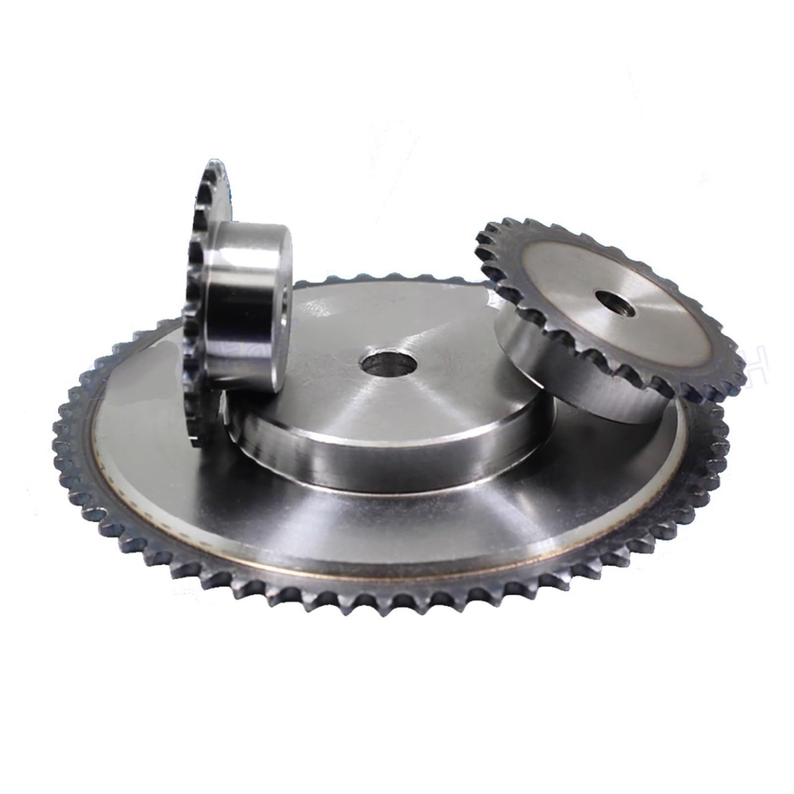 Bevel Gear Pinion Hardware Mechanical 1Pcs 40-50Teeth 04C/25H Chain Gear 45# Steel Industrial Sprocket Wheel Craft Hole 10mm Motor Chain Drive Sprocket(45 Teeth)