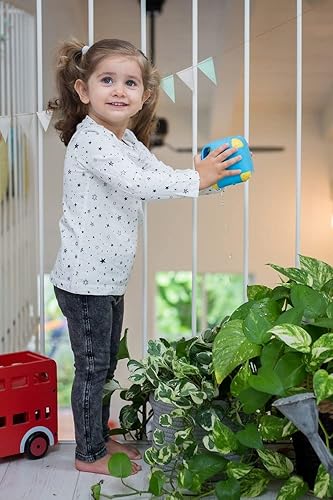 Miniatura 6 de Edushape Juguete de baño de cubo mágico de agua, 6 coladores únicos, juguete de aprendizaje Montessori para el desarrollo infantil temprano, enseña