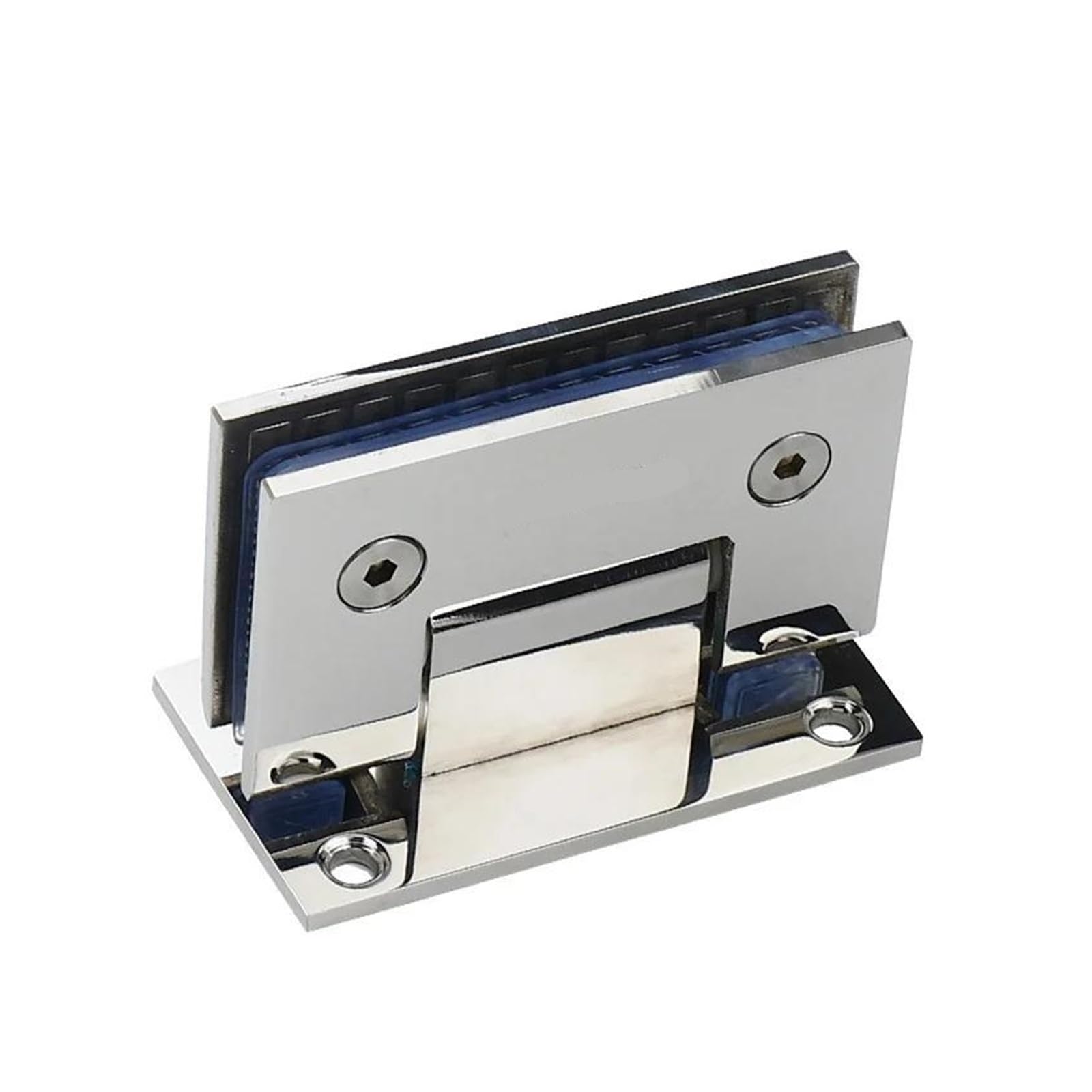Bisagras para mamparas de ducha, Bisagras for puerta de ducha, montaje en pared acero inoxidable, 90, 135, 180 grados, reemplazo cromo dorado(Chrome-180)