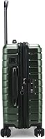 Vista 3 de Traveler's Choice Archer - Maleta de policarbonato de lado duro, Verde, Equipaje de mano, 21 pulg.
