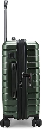 Miniatura 3 de Traveler's Choice Archer - Maleta de policarbonato de lado duro, Verde, Equipaje de mano, 21 pulg.