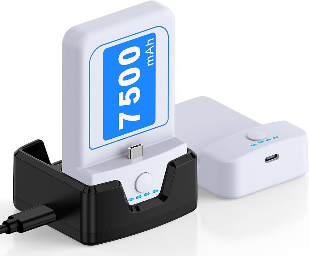 Amazon.com: 15000 mAh Rechargeable Battery Pack and Charging Dock Amazon.com: 15000 mAh Rechargeable Battery Pack and Charging Dock