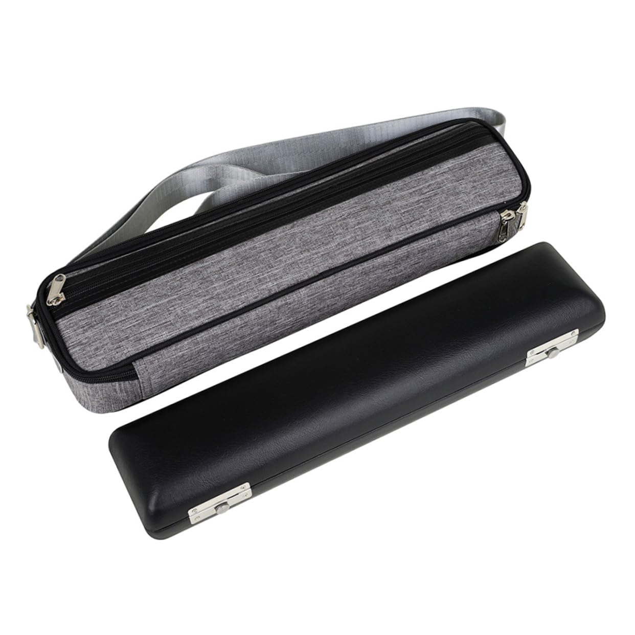 ABOOFAN Juego de Bolsas y Caja para Guardar Flautas de 16/17 Agujeros, Bolsa de Oxford Acolchado, para Llevar a Mano Hombro, Set Práctico para Instrumentos de Viento