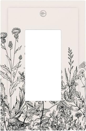 Miniatura 27 de Turquesa Aqua Teal Flower Floral Girasol Daisy Dahlia 2 Gang interruptor de interruptor de luz Cubierta de pared Placa de pared Mariposa Mujer Niña