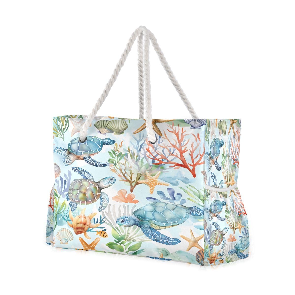 Beach Tote Bags for Women Sea Turtles3 Large Beach Tote Bag Swim Pool Bag Beach Bag