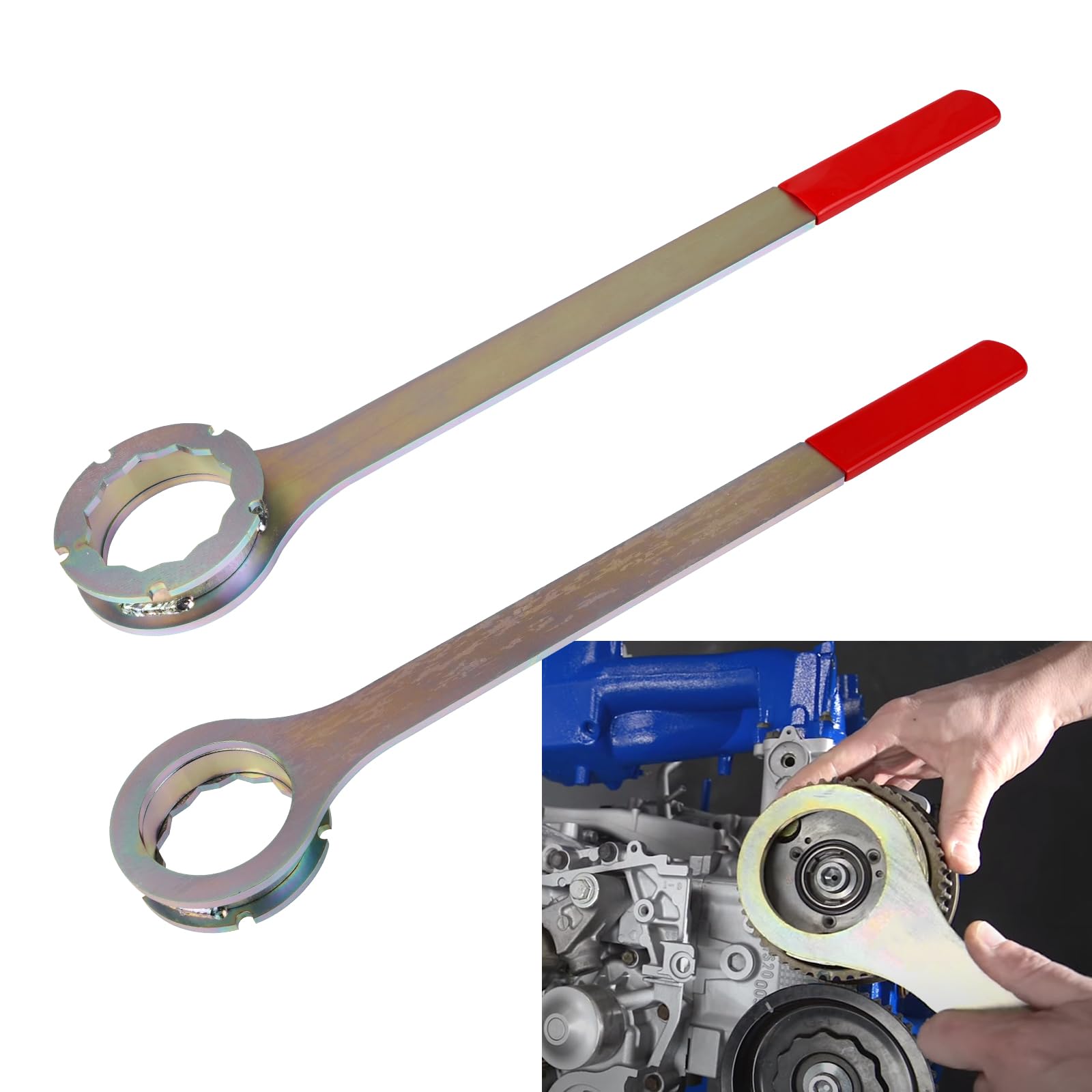 Intake Exhaust Cam Sprocket Install and Remove Wrench Holder Tool Kit Compatible With Subaru AVCS JDM And STD