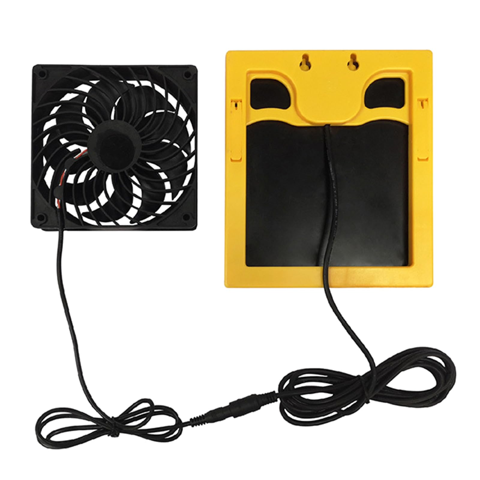 Nmflab Multicolor Solar Exhaust Fan Air Extractor Waterproof Small Ventilator Panel For Chicken House Greenhouse Exhaust