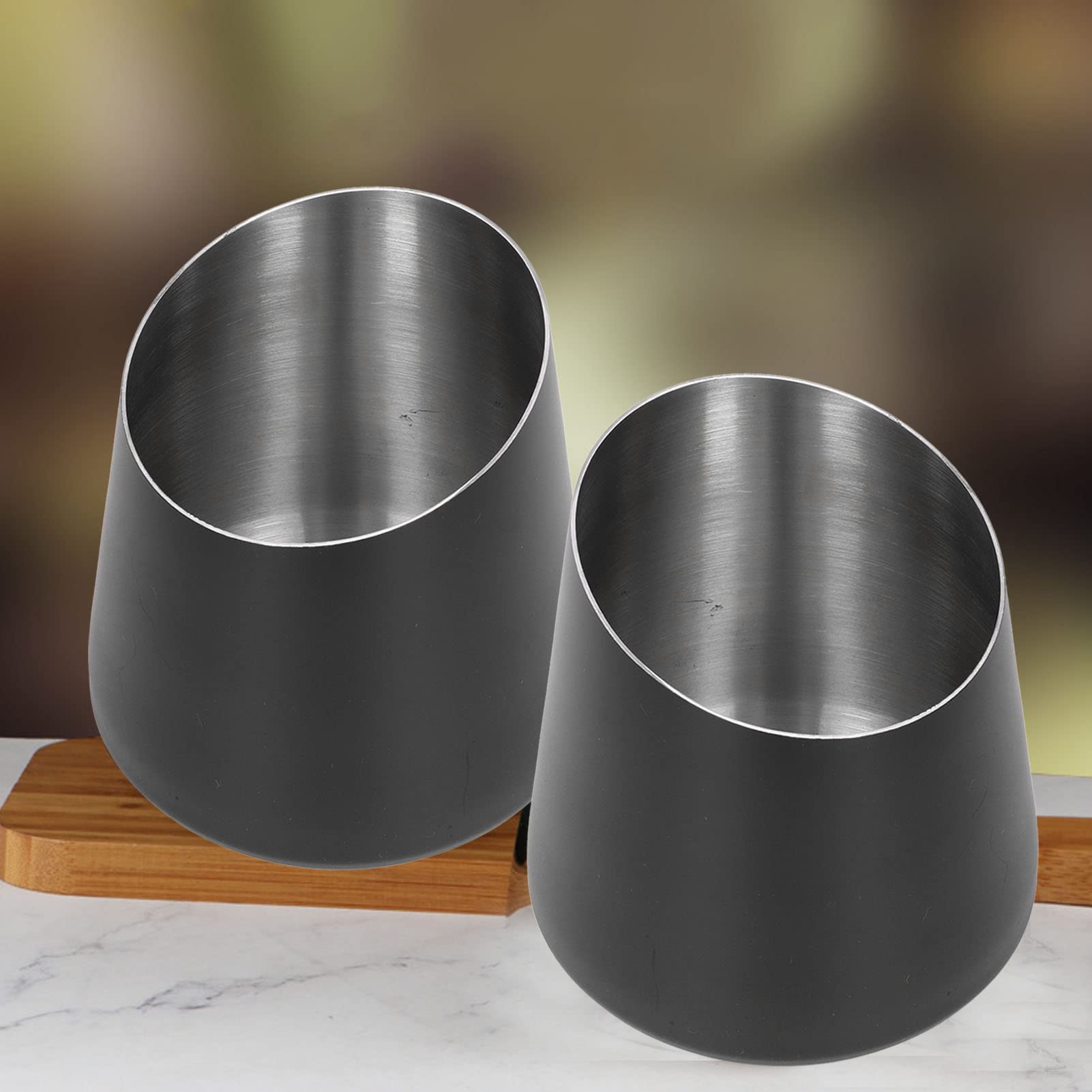 Cubitera para Hielo, Cubitera Grande, Acero Inoxidable Mayor Tiempo de Almacenamiento en frío Facilita la Limpieza Cubitera para Vino(Negro)