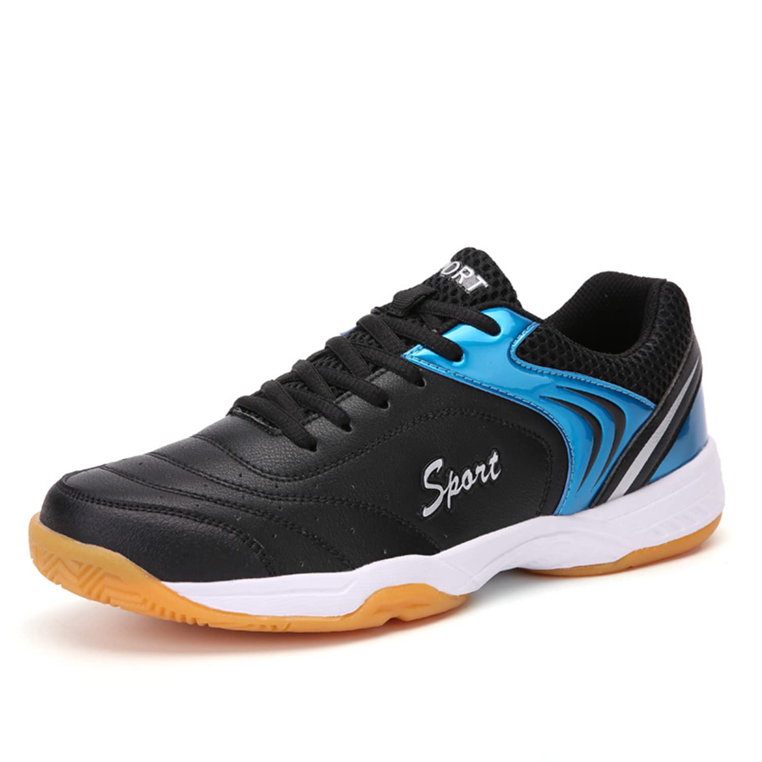 Zapatos de bádminton Unisex para Adultos, Zapatos de bádminton para Interiores de Goma de Goma Que no Dejan Marcas para Hombres y Mujeres