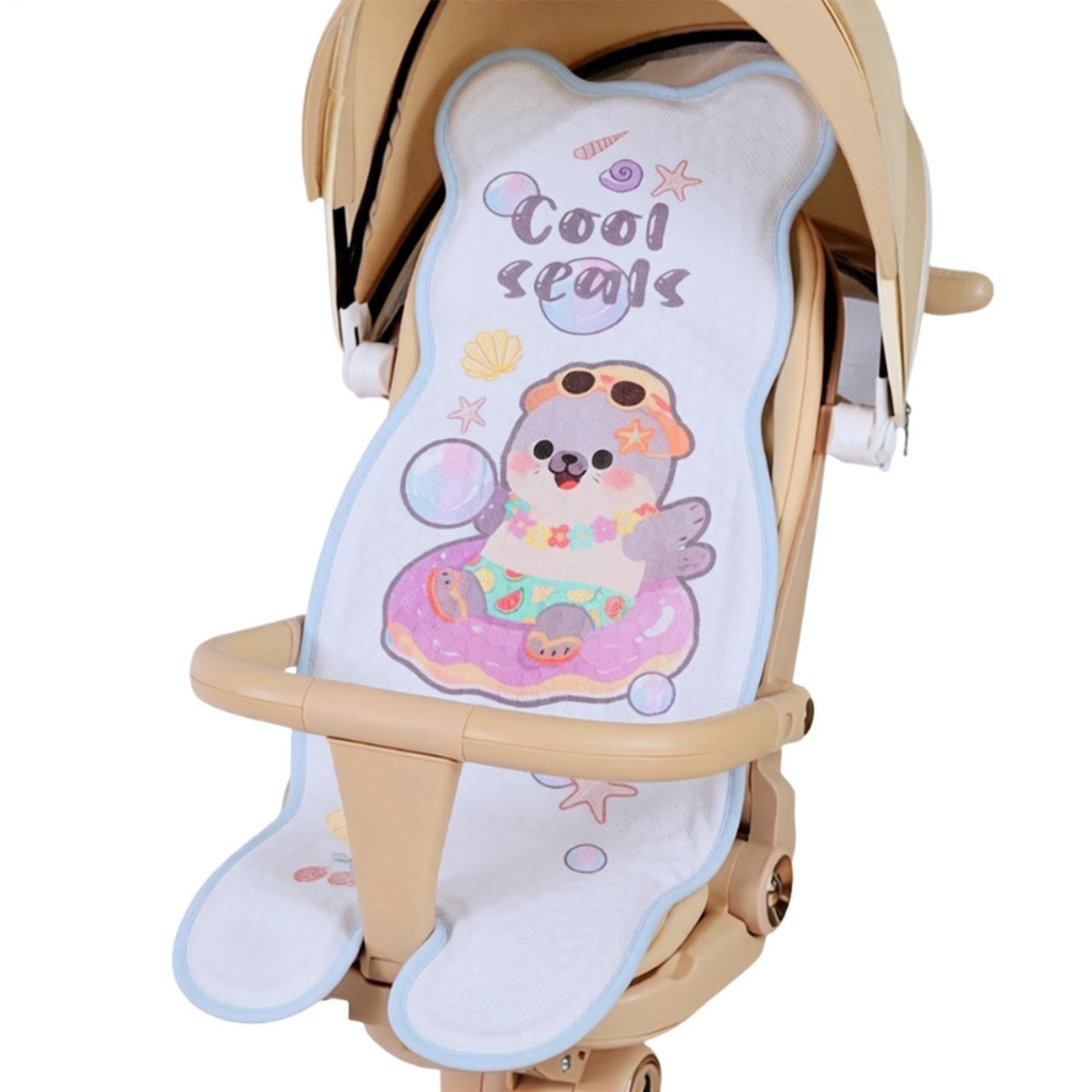 Cuscinetto Rinfrescante Per Passeggino | Fodera Morbida Traspirante Universale,Tappetino Rinfrescante Per Passeggino Bambini,Viaggio Estate Animali Auto Outdoor Passeggiata Shopping Casa