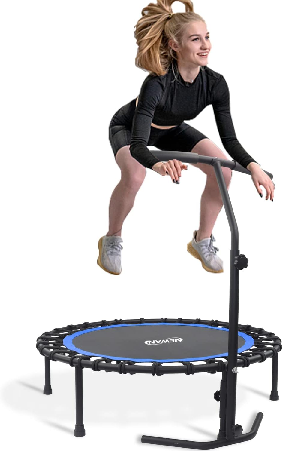 Newan 40" Silent Mini Trampoline Fitness Trampoline Bungee Rebounder