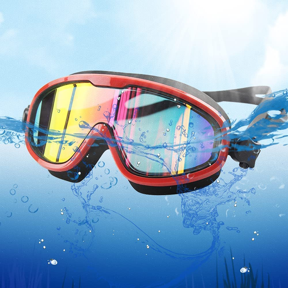 Dravizon Swimming Goggles Silicone Anti-Fog, UV Protection for Adults Men Women Kids with Protection Case Kit- No Leaking Swim Glasses Professional Adjustable Strap Comfort fit (B09WR6HJ2C) Amazon Price History, Amazon Price Tracker