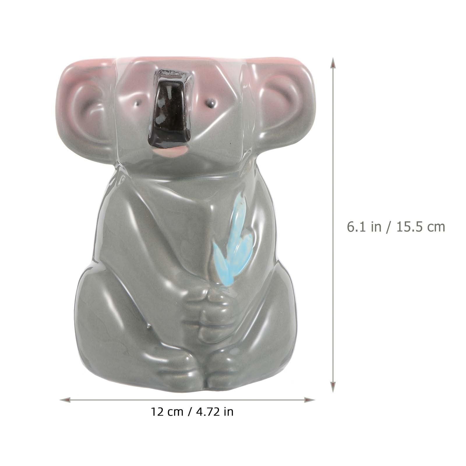 TOYANDONA Tazza in Ceramica Koala Forma Tiki per Bar Bicchiere da Cocktail e Acqua Design Elegante e Dimensione Comoda Adatta per Birra Vino e Bevande Miste Regalo Originale per Famiglia e