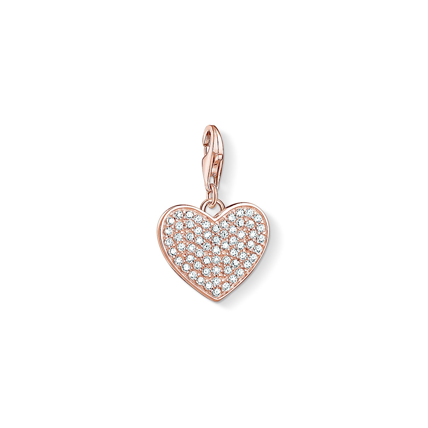 Thomas Sabo Women Charm pendant Heart 925 Sterling Silver 1569-416-14