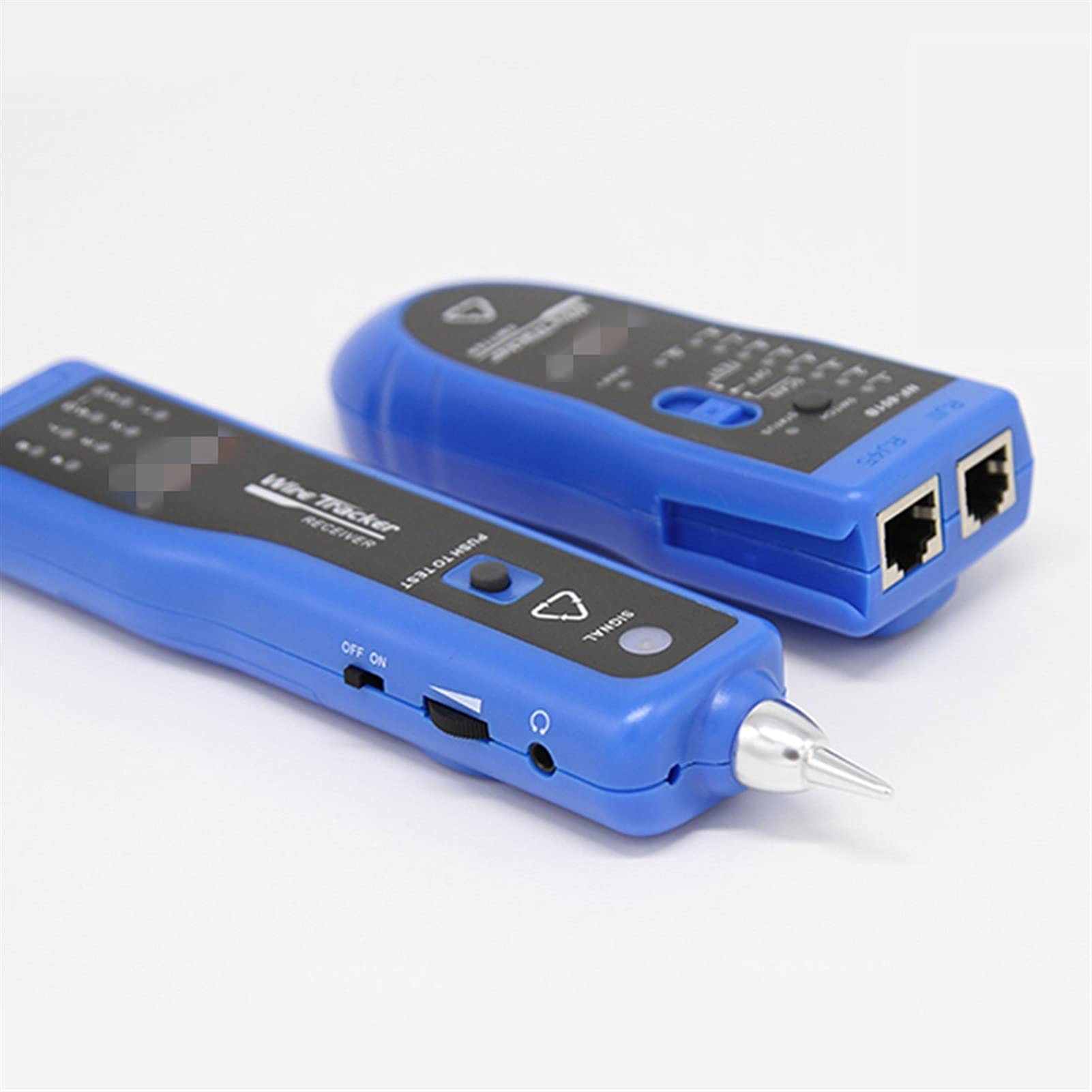 Detector de pared, RJ45 Probador de cable de red CAT5E CAT6 UTP Buscador de cables RJ11 Analizador de detector de línea de rastreador de cables telefónicos(F-801B)