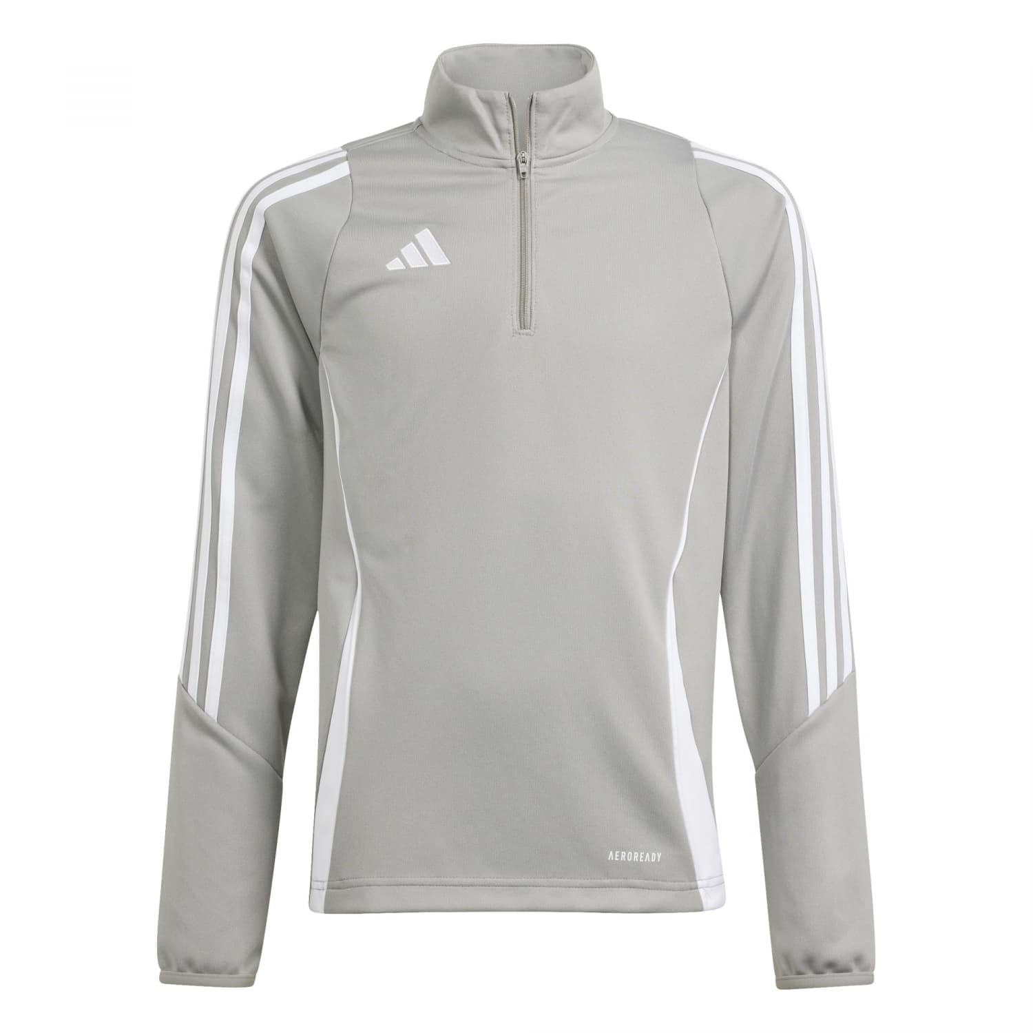 adidas Unisex Kids Tiro24 Training Top Kids Sweatshirt, team mid grey/white, 9-10 Years