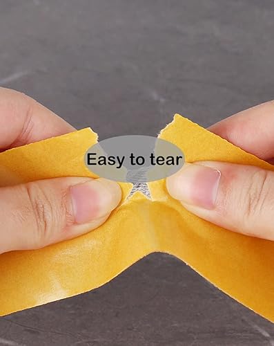 Miniatura 4 de Tuocalo Double-Sided Fabric Tape Heavy Duty 118inx66FT20m Super Sticky Clear Tape Strong Wall Adhesive with Fiberglass Mesh Fixed Carpet Wall Decor