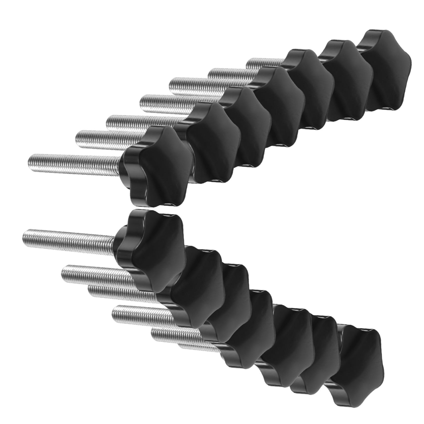ULTECHNOVO 20piezas Tornillos de Perilla Atornillables Rosca Moleteada para Herramientas y Equipos de Bricolaje para Montaje Industrial