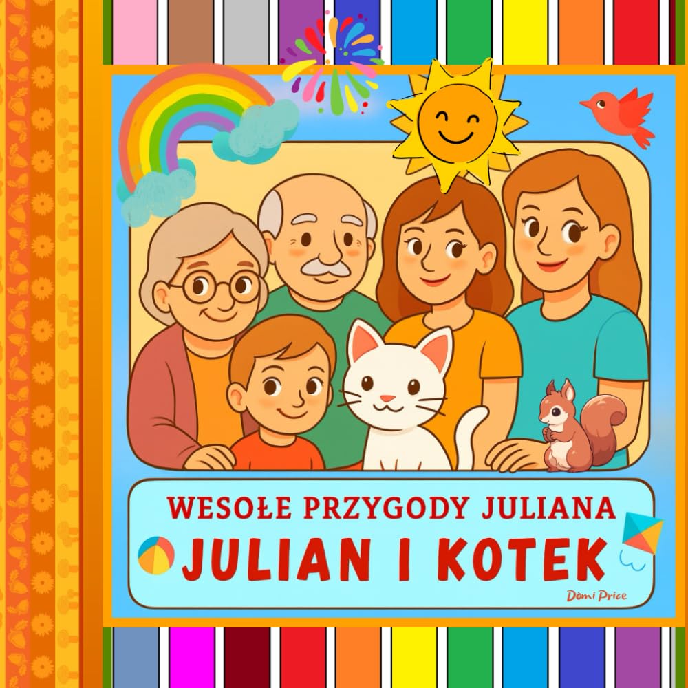 Wesołe przygody Juliana: Julian i Kotek – Rodzina z Dwiema Mamusiami , Tęczowa rodzina , LGBT+ friendly book for kids