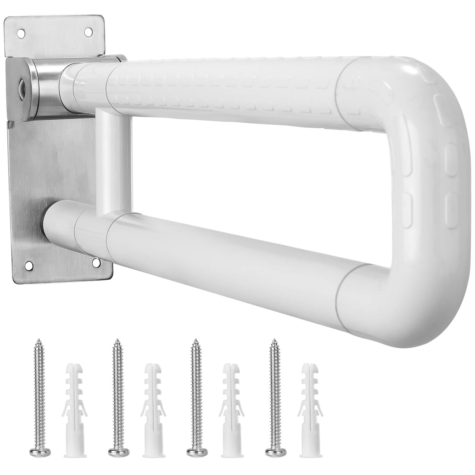 Padgcnor B Folding Athroom Toilet Gra Rail Stainless Steel Safety Gra Bars For Athroom Shower Handle Toilet Hand Grip Support Rail Patients Aid Athtubs(B)