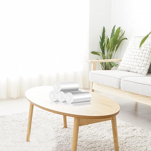 Miniatura 6 de Charmount Bolsas de basura pequeñas - 180 bolsas de basura de 4 galones para baño, cocina, oficina y dormitorio, bolsa de basura blanca sin perfume