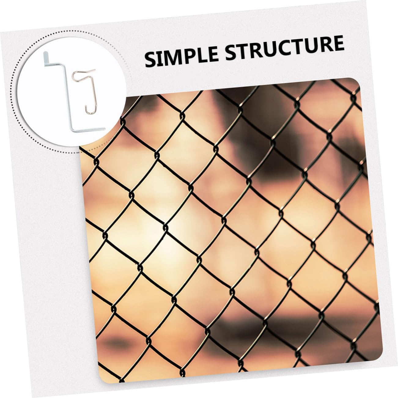 Kisangel 1set Stainless Steel Fence Wire Tightener Tool Wire Tensioner for Secure Fencing Wrench Essential for Preventing Sagging and Enhancing Stability