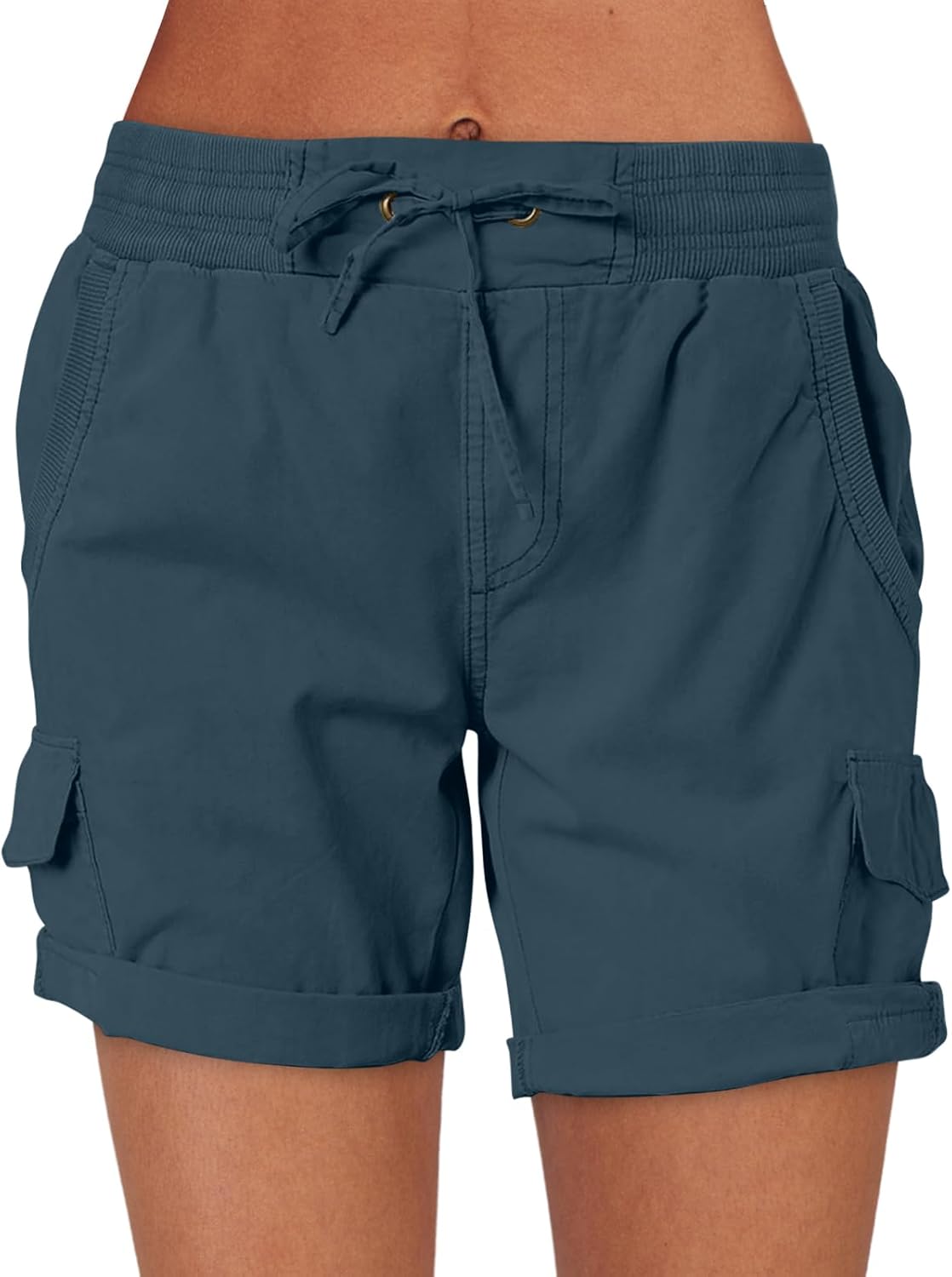 ANRABESS Womens Summer Shorts 2026 Dressy Casual Hiking Cargo Shorts Trendy Outdoor Outfits 6 Pockets