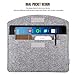 MoKo 7-8 Inch Amazon Tablet Sleeve, Felt Case Bag Cover Fits Fire HD 8 Plus/Fire HD 8 2020, Fire 7 2019, Fire 7 / Fire HD 8 Kids Edition, Kindle Oasis 2017, Kindle Paperwhite E-Reader, Light Gray