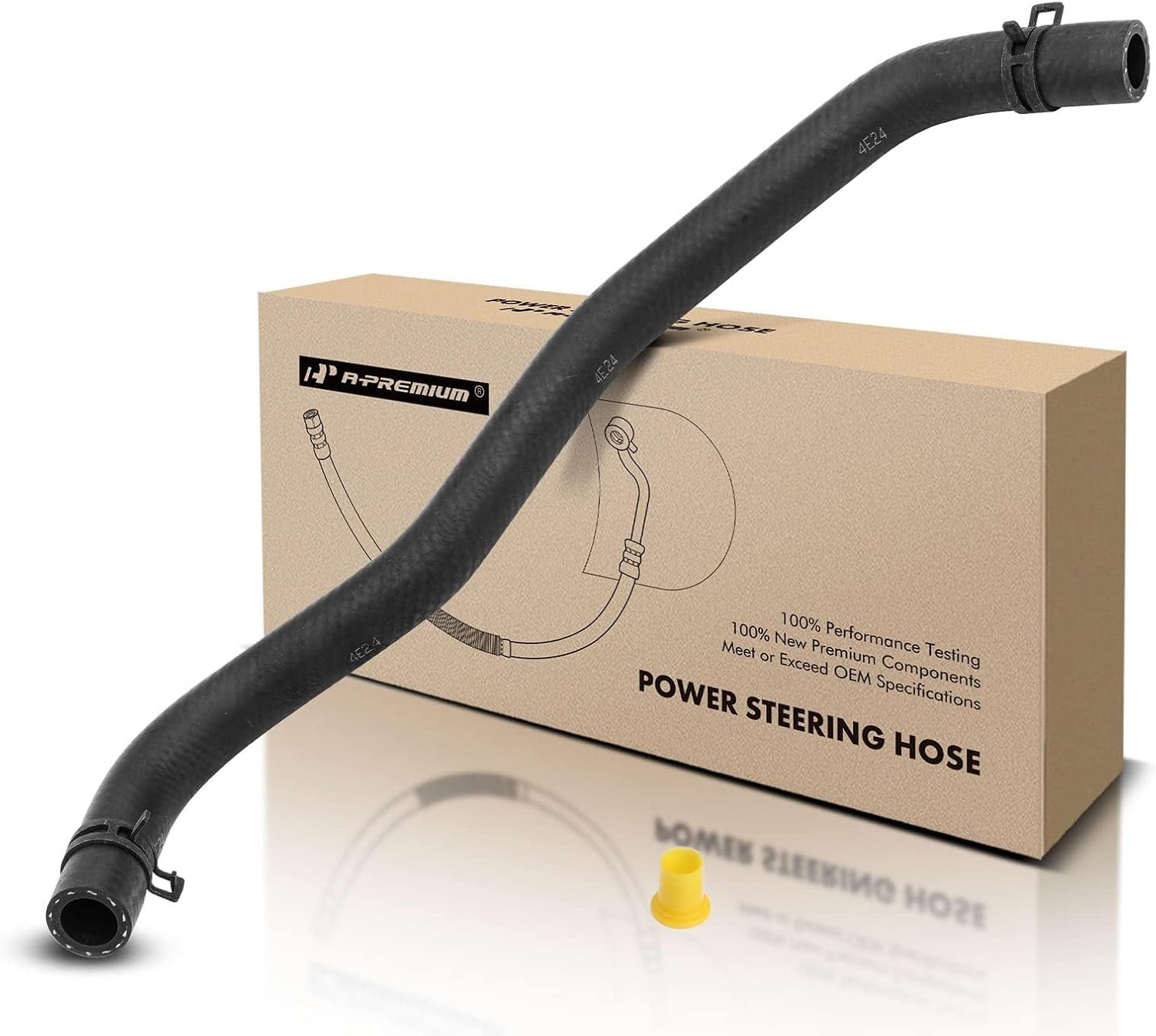 A-Premium Power Steering Reservoir Hose Line Assembly | Compatible with Ford F-150 2011 2012 2013 2014, V8 6.2L, Reservoir To Pump