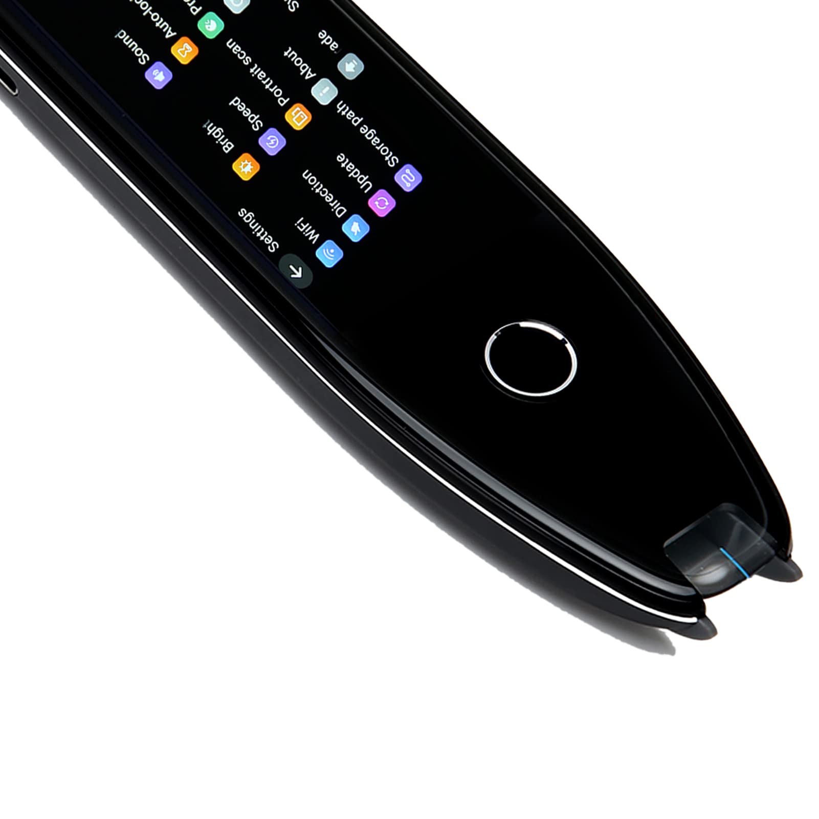 AMONIDA Penna Traduttore Linguistica Intelligente, Dizionario Elettronico a Scansione e Riconoscimento Rapido per Studenti, Alta Definizione, Design Portatile (BLACK)