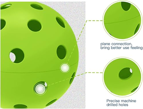 Miniatura 3 de MMRH Pelotas de pickleball para exteriores, aprobadas por Pickleball de Estados Unidos, paquete de 6