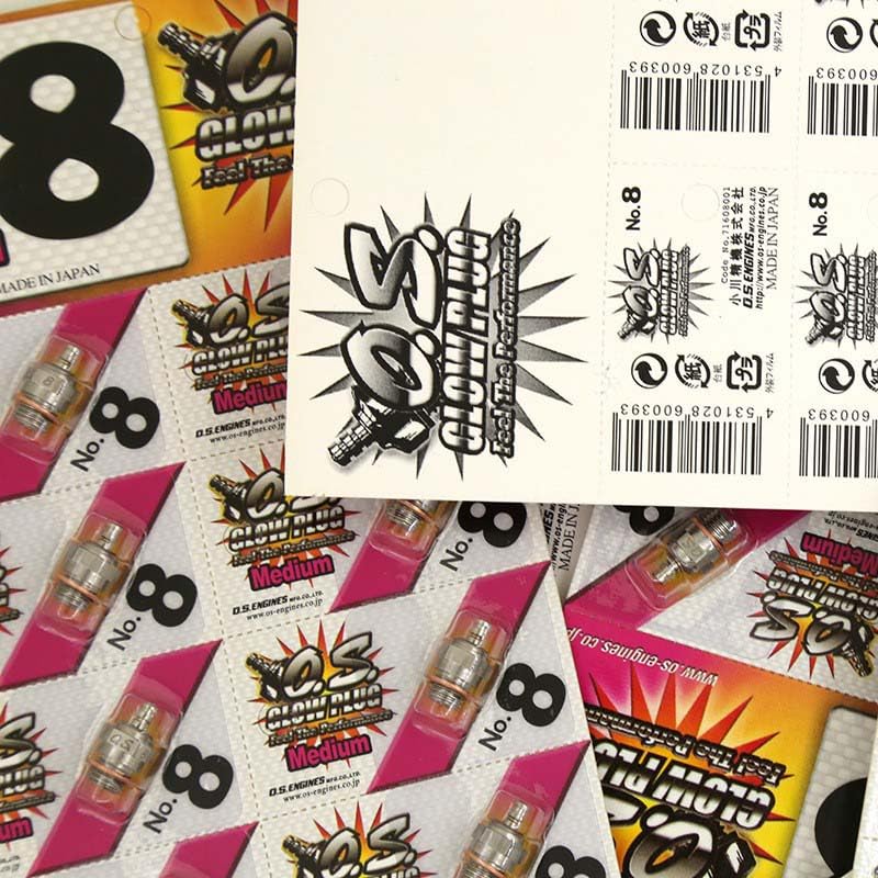 12pcs O.S. 71608001 Spark Glow Plug NO.8 OS #8 for Nitro Engine RC Car Airplane