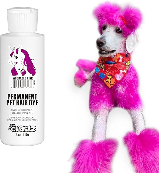 OPAWZ Permanent Dog Hair Dye, Pet Hair Dye Safely Used by