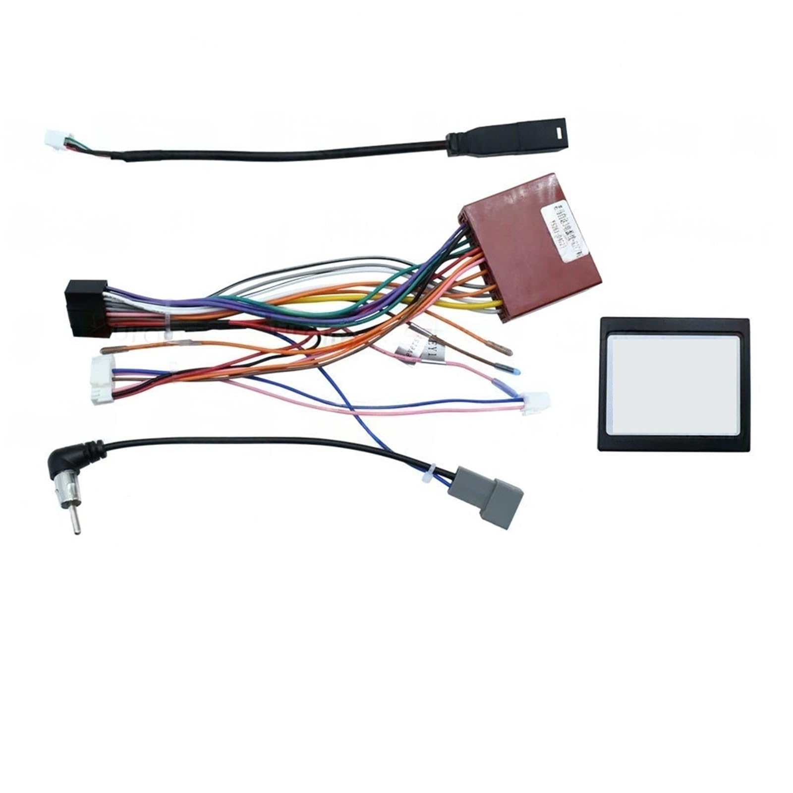 JKELPV Car Radio Frame Kit Fit For Mazda 3 BL Axela 2009-2013 9 Inch 2DIN Stereo Panel Wire Power Cable Canbus Decoder Car Radio Fascias Frame Radio adapter(Only cable canbus)