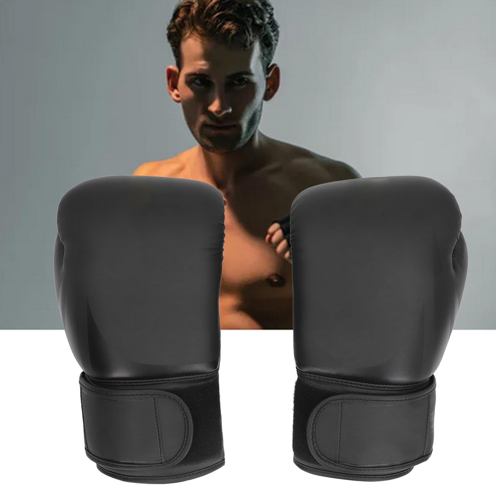 de Boxeo, de Saco de Boxeo Ajustables, Ergonómicos y Transpirables de PU de 12 Oz para Entrenamiento, con Cierre de Gancho y Bucle para Adultos