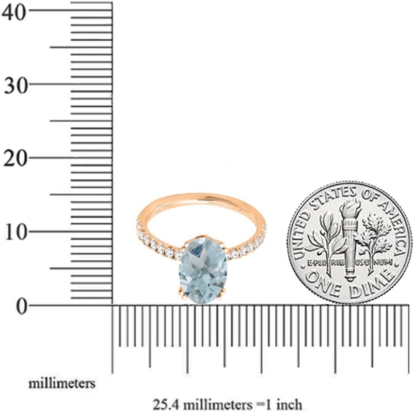 Dazzlingrock Collection 14K Bridal Halo Engagement Ring, White Gold