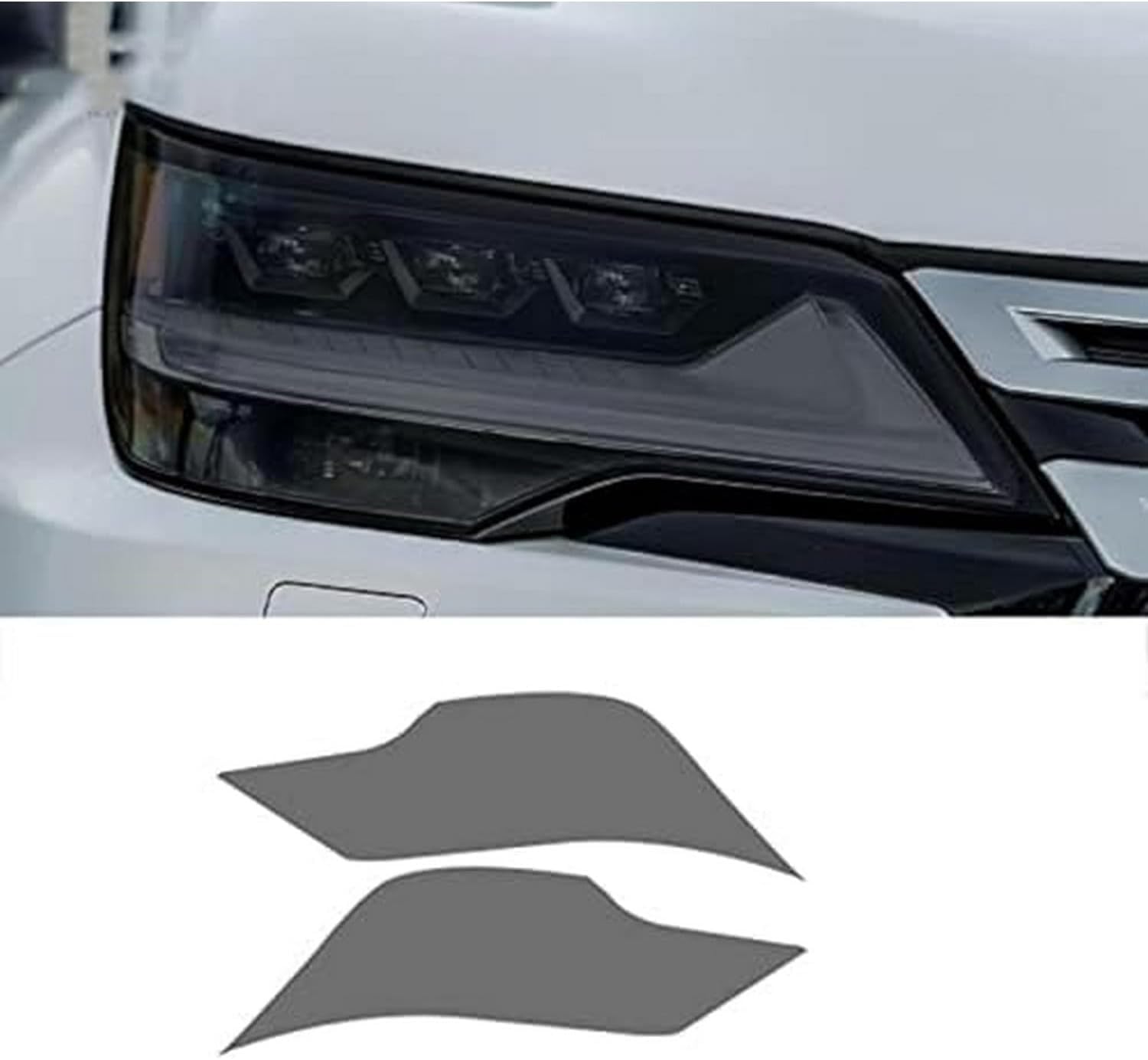 SamLng Car Front Light Film for Lexus LX600 2022 2023 Car Headlight Protective Film Front Light Transparent Blackened TPU Sticker Car Accessories Car Headlight Protective Film
