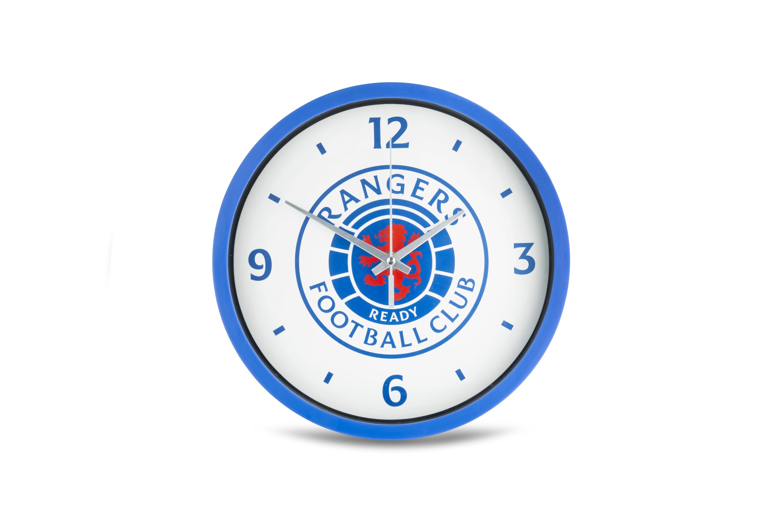 Sporting Profiles Blue Glasgow Rangers Fc Wall Clock 10 Inch Approx Official Football Merchandise