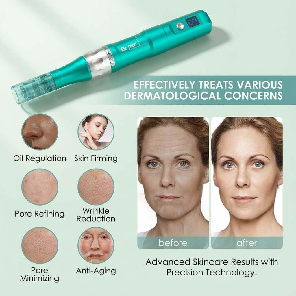Dr. Pen - Cartucce di ricambio A6S, 15 pezzi, 11 pin, per contatto con superfici bilanciate e cura cosmetica quotidiana, uso viso e corpo a casa o in salone di bellezza, sterili monouso, compatibili