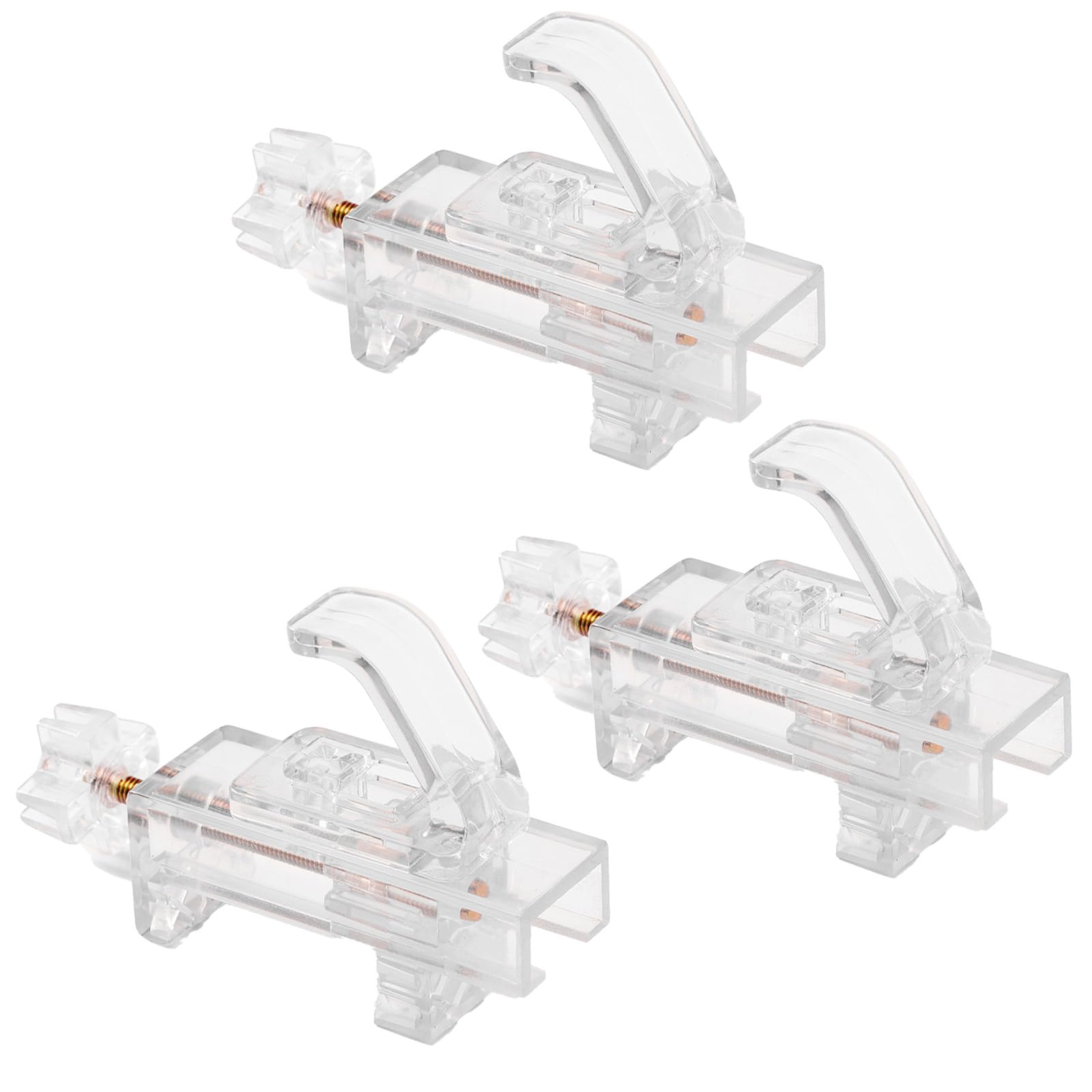 Whoasyst Multifunctional Horizontal and Vertical Wall Hook for Home Storage Craft of Acrylic and Copper Space Saving Hook