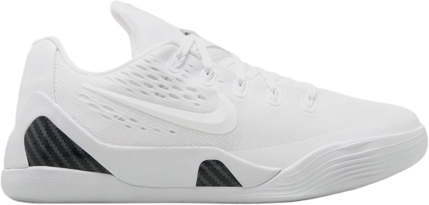 Kobe 9 Elite Protro Halo Grade School Basketball Shoes (White) (FV3607-100, White) Size 5
