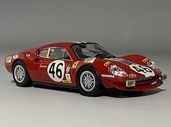 バング フェラーリ Amazon | Bang 1/43 Ferrari Dino 246 GT #46 Le Mans 24h 1972