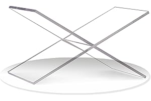 Large Clear Acrylic Book Holder - Displaying Open Books Eye-Catching