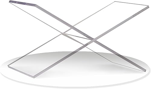 Soporte grande de acrílico transparente para libros, perfecto para mostrar libros abiertos en tu mesa de centro, ideal para Biblias, libros de