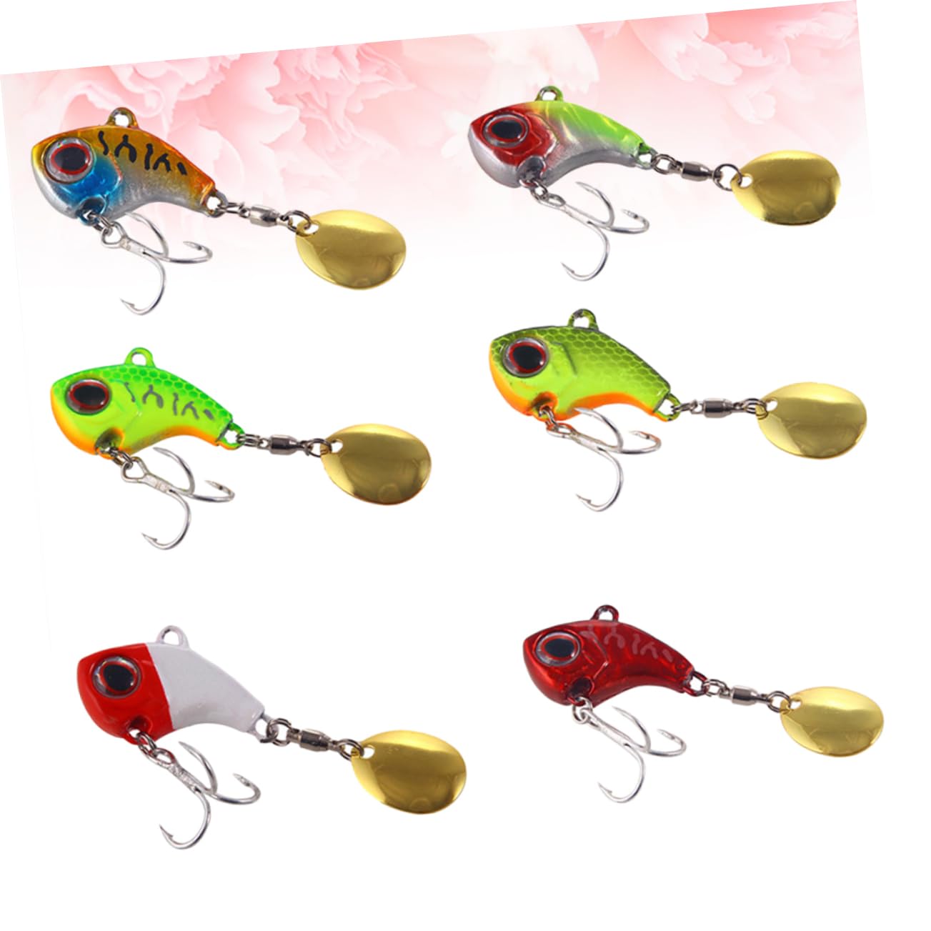 Supvox 18 STK nützlicher Angelköder Harte Bassköder lebensechte Angelköder Harte Köder Angelausrüstung Bass lockt für einen Angler fischköder Anglerbedarf Angelzubehör