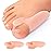 Promifun Bunion Cushion Protector, 10 Packs of Bunion Corrector Pads with Separator for Big Toe, Gel Shield for Foot Pain Relief, Calluses, Corns - Beige