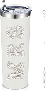 Zhehao Bride Cups Tumbler 20 oz Bachelorette Gift for Bride Tumblers Sta...