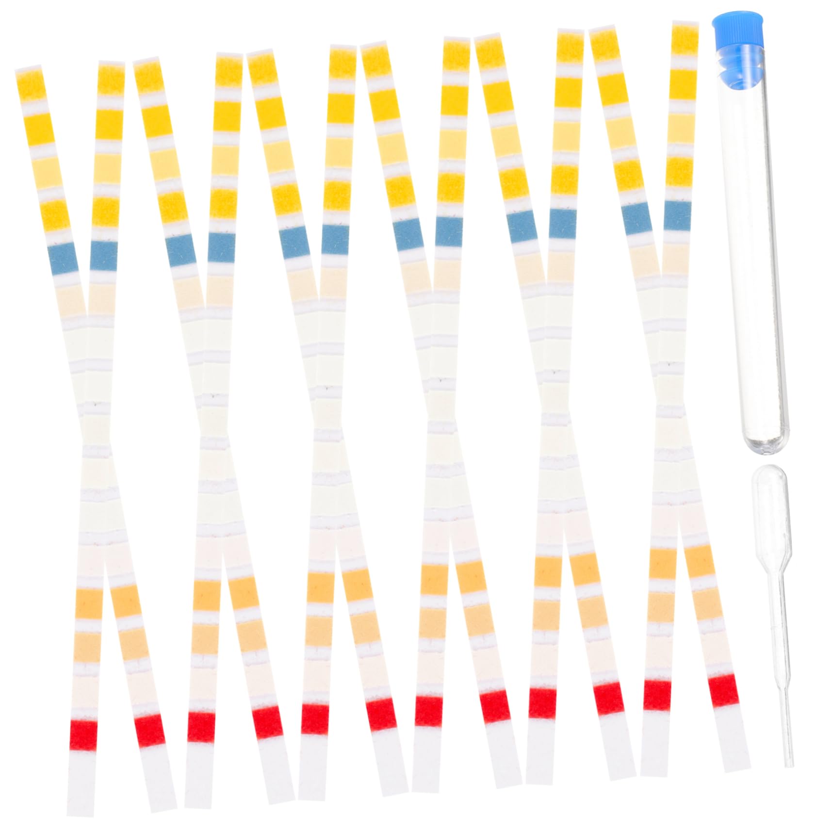 3 Series Tiras De Prueba De Agua Potable Kit De Análisis De De Agua Con Gotas Y Tubos De De Usar Y Resultados Rápidos Herramienta De Detección De Del Para 50 Piezas*3